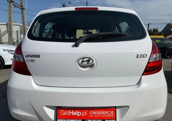 Hyundai i20 cena 19950 przebieg: 148286, rok produkcji 2012 z Wodzisław Śląski małe 379
